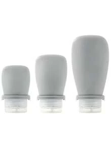 1硅胶储存瓶旅行套装洗发水化妆品乳液分装瓶硅胶分瓶带防漏30ml、60ml、90ml三种规格