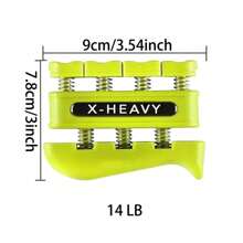 Fortalecedor de dedos, ejercitador de dedos para fortalecer el antebrazo y la mano, equipo de entrenamiento de agarre manual para músicos y escalada en roca - Multicolor - Ver 11