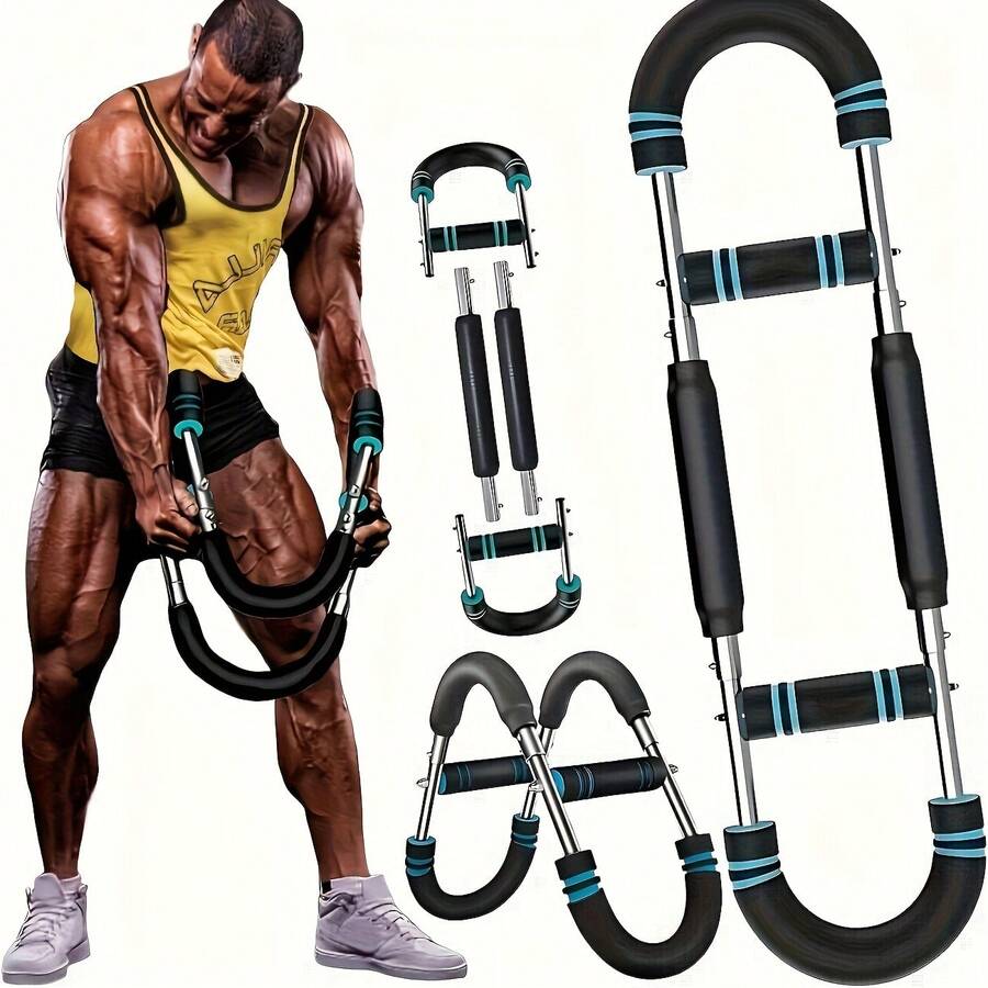 Weight Loss,Adjustable Ultimate Arm Trainer, Chest Extender, Shoulder Muscle Training Gym Equipment For Upper Body Strength Training - màu đen - Xem 1