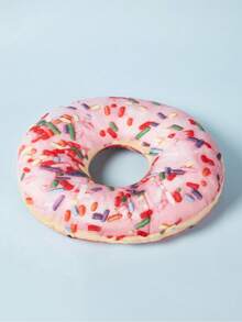 PETSIN Plush Dog Toys Doughnut Pizza Shape Pet Squeaky Toys For Small Large Dogs Cleaning Teeth Puppy Chew Sound Toys Pet Supplies - Multicolor - View 6