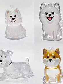 1pc Mini Pet Hair Storage Box, Transparent Cat Hair Storage Box Pendant, Dog Hair Collector Keychain, Transparent Hair Storage Box, Cat Hair Storage Bottle Keychain, Cute Animal Hair Storage Pendant, Bag Pendant, Dog Hair Storage Capsule, Car Keychain, Mobile Phone Pendant, Best Gift For Pet Lovers, Creative Gifts For Lovers, Friends, Family, Teachers, Must-Haves For Back-To-School Season, Festival And Anniversary Gifts (Only Box) Car Accessories Goth Y2k - Multicolor - View 2