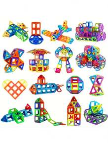 Christmas Decoration Large Size STEM Toys, Learning Education Constructor Set, Magnet Toys, Birthday Gifts, Magnet Bricks Easter Gifts, Designer Constructor Set Toy Building Blocks,Random Color School, Student,Stationery,School Supplies School Supplies