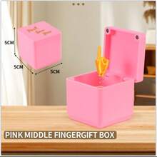 1pc Middle Finger In A Box - Prank Toy - Halloween/Christmas Gift - Party Favor - Proposal Prop - Holiday Gift - Birthday Gift - Easter Gift - Halloween Gift - Christmas Gift - Perfect Gift - Multicolor - View 9