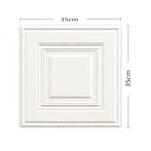 24pcs PVC Wall Panels, White Wallpanels Ceiling Tiles 20 X 20 Drop Ceiling Tiles, Hanging Decorative Tiles, High Grade PVC Wall Panels, Fire Rated, Light Weight, Prevent Breakage, 19.69*19.69inch - White - View 3