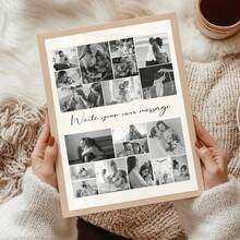 Tranh ghép ảnh gia đình cá nhân hóa, quà tặng tùy chỉnh dành cho mẹ, bố từ con gái hoặc con trai, ý tưởng quà tặng kỷ niệm độc đáo, quà tặng cho người thân yêu. - Nhiều màu - Xem 4