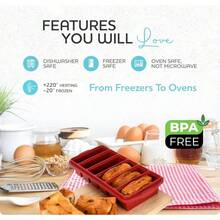 1/2 Cup Silicone Freezer Tray With Lid  Silicone Freezer Molds 2Pack For Meal Prep  Freezing Of Various Saus And Other Dishes, Makes 12 Perfect 1/2 Cup Portions Cubes, Oven And Dishwasher Safe