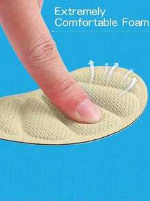 10 Pairs Heel Sticker Anti-Drop Heel, Foot Sports Insole Heel Sticker, Adjustable Shoes Pads,Sports Shoes With Heel Stickers For Men And Women's Shoes, Major Changes To Small Anti Drop And Anti Wear Heel Stickers, Adjustable Shoe Size, Half Size Pad, Foot Care - Shoe Sticker For Comfort And Protection,Very Suitable For Traveling