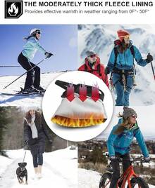 RIGWARL - Guantes de Invierno para Hombres y Mujeres - Rosa (Esqueleto rosa) - Ver 8