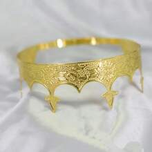 1pc Adjustable Crown - Zinc Alloy, No Feathers, Suitable For Parties And Holidays