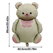 Globos mates lindos, osos de peluche, globos de aire caliente con forma de avión y coche, pasteles con forma de dinosaurio, formas de caramelo, adecuados para fiestas de cumpleaños, San Valentín, bodas y compromisos, duchas, aniversarios, Acción de Gracias y carnaval, artículos de decoración de globos para fiestas de cumpleaños de Navidad y carnaval - multicolor - Ver 5