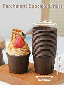 100 chiếc giấy lót bánh cupcake màu cà phê chủ đề Halloween, cốc giấy nướng bánh mini, cốc bánh muffin dùng một lần, cốc giấy đựng bánh, dùng để tự làm bánh tráng miệng, thích hợp cho đám cưới, tiệc sinh nhật (màu nâu). Cốc nướng bánh Halloween/Giáng sinh, 50 chiếc giấy lót bánh cupcake màu trơn. - Nhiều màu - Xem 4