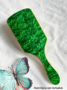 1pc Personalized Fashionable Acrylic Glitter Marble Name Customized Hair Comb, Unique Bridal Party Bridesmaid Gift, Custom Bridesmaid Hair Accessory, Gift For Her/Mom - Multicolor - View 16
