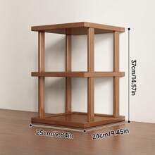 1pc Desktop Multi-Layer Storage Rack, Simple Bookshelf For College Students, Tabletop Placement Shelf, Wooden Rack, Storage Rack, Small Layer Rack On The Table