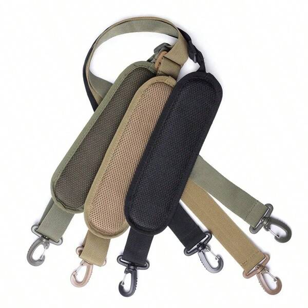 Tactical Bag Shoulder Strap Pad, Universal Strap Detachable Thick Pad, One Shoulder Strap Replacement For Messenger Bags