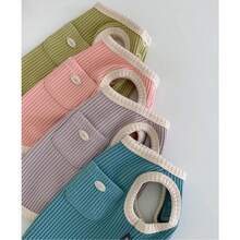 Solid Color Dog Vest With Pocket, Cute Candy-Colored Pet Vest Suitable For Toy Dogs To Small Dogs, Summer - Purple - View 10