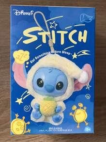 Caja sorpresa Versión oficial de la colección de muñecos Disney Kawaii Stitch "No importa lo cansado que estés, aún necesitas dar un mordisco" - Regalo sorpresa