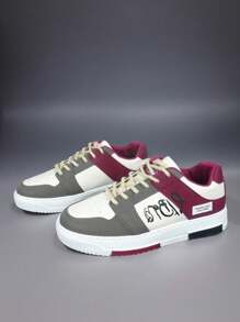 2025 New Spring/Summer Versatile Student Flat Board Shoes Men Casual Sports Sneakers (Shoelaces Random Style)