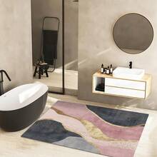 1pc Luxury Modern Minimalist Geometric Area Rug, Soft Rectangular Rug In Light Color Tones, Suitable For Outdoor, Entryway, Living Room, Bedroom, Laundry Room, Bathroom, Game Room, Machine Washable All Season Large Size Carpet, Home Decor - Multicolor 3 - View 10