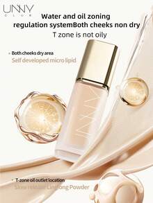 unny club 30克持久全效遮瑕粉底液，适合油性及混合性肌肤，24小时锁色，自然妆效，控油防水，防汗防晕染，象牙白 - #Y01 - 查看 7