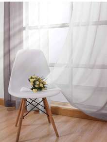 ستائر شفافة متدرجة اللون 2 قطعة، ستائر نافذة بحلقات علوية، معالجات نافذة لغرفة النوم وغرفة المعيشة، ديكور المنزل، ديكور الغرفة