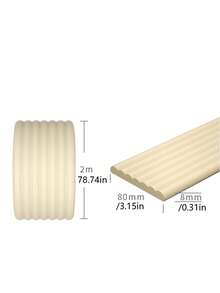 1pc , Collision Protection Corner Guard Edge Bumper Soft Cushion Self-Adhesive Anti-Collision Table Corner, Stair, Wall (2m/Roll) - Multicolor - View 5