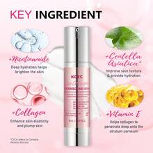 KOEC 100根微针胶原蛋白精华，紧致保湿，打造柔嫩透亮肌肤，粉色精华，强韧肌肤 - 粉色 - 查看 4