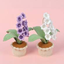 1pc Artificial Crochet Sunflower, Rose, Tulip, Fake Flower, Tabletop Decor, Wall Decor, Artificial Flower, Suitable For Birthday Gift, Anniversary Gift, Mother's Day Gift, Christmas Gift, Event And Home Decor, Valentine's Day Gift