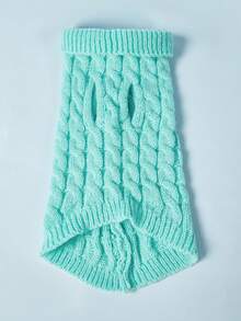 PETSIN 小狗毛衣适合小型中型犬猫衣服冬季保暖宠物高领吉娃娃背心柔软约克夏外套泰迪夹克 - 彩色 - 查看 32