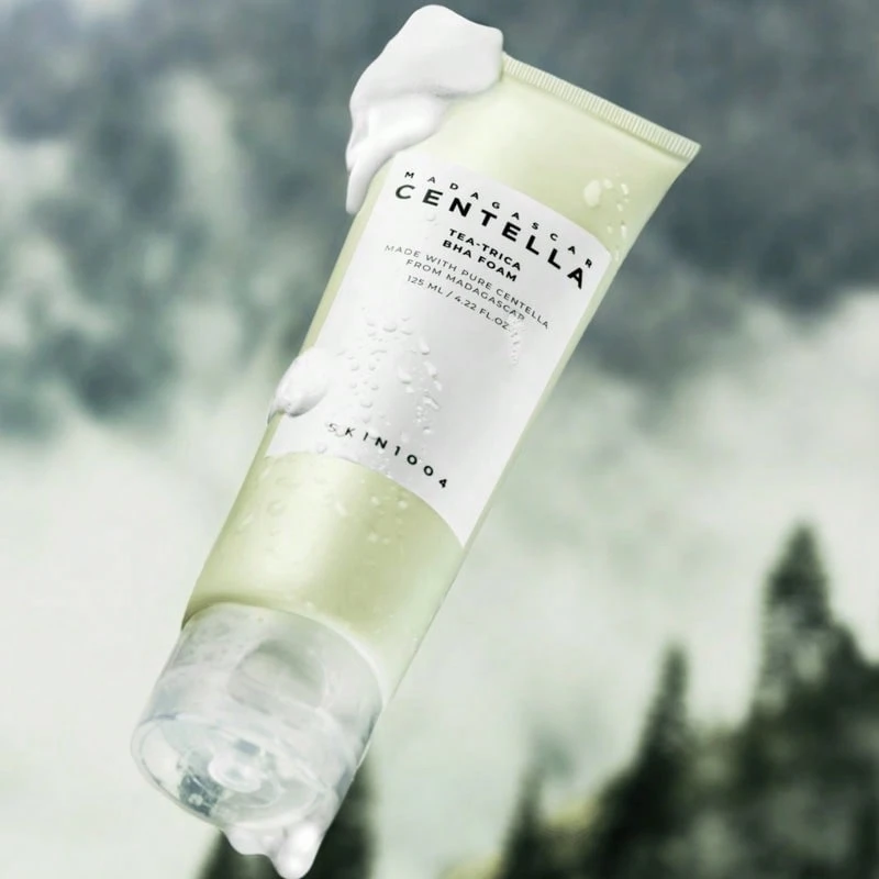 SKIN1004 Madagascar Centella Tea-Trica BHA Foam 125ML - Cleansing Foam - Green Plum Refreshing Cleanser - 查看 1