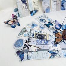 独特的礼物创意：唯美立体蝴蝶纸质书签。造型可爱，风格清新精致。它既可以作为学生阅读书签，也可以作为留言卡，是一份充满文创气息的小礼物。,学校用品,返校季 - 彩色 - 查看 9