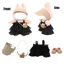 For Labubu, Sun Hat, Crossbody Bag, Dress, Shoes Set (Excluding Plush Doll) - Multicolor - View 2