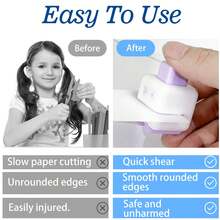 1 件迷你单孔打孔器，可爱彩色机器人打孔器，便携式小型圆形切割器，用于制作剪贴簿 DIY 手工贺卡艺术趣味项目，适用于学校办公室 - 彩色 - 查看 11