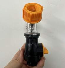 Water Heater Cleaning Tool, Adapter With Gasket, Auxiliary Tool For Removing Dirt From Water Heater, Universal Interface - màu vàng - Xem 5