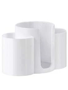 1 szt. Przezroczysty dozownik na waciki, 3-częściowy pojemnik łazienkowy na waciki i podkładki do makijażu, organizer na toaletkę na waciki, podkładki, nić dentystyczną, pudełko na biżuterię, saszetka, uchwyt na pędzle do makijażu, uchwyt na pędzle, organizer na perfumy, torebka saszetka, prezenty dla kobiet, prezenty świąteczne, pomysły na prezenty dla kobiet