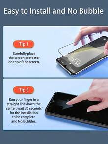 4片装高清钢化玻璃屏幕保护膜，耐用防水，兼容Galaxy S20FE/S21FE/S23FE/S24FE/A02/A02S/A03/A03S/A06/A12 4G/5G/A13 4G/5G/A14 5G/A15/A16/A21/A21S/A22/A23/A24/A25/A26/A30/A31/A32/A33/A34/A35/A36/A50/A51/A52/A53/A54/A55/A56/A70/A17/07/S21/S22/S23/S24/S25/S26 Ultra/S26/S26 Plus系列，安装简便。防刮擦、防碎裂、晶莹剔透。 - 無色 - 查看 5