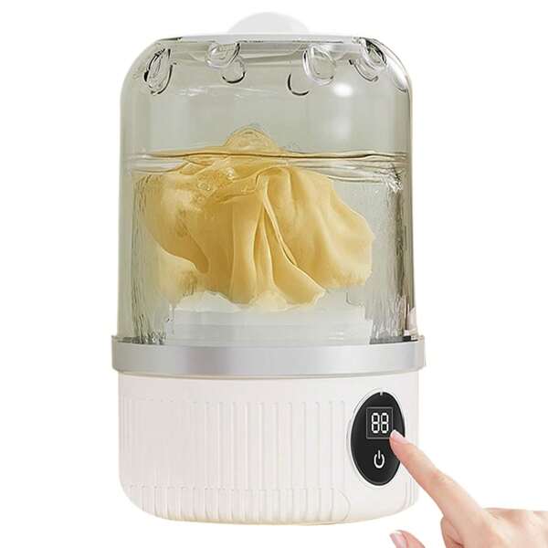 Mini Portable USB Charging Washing Machine For Underwear, Clothes, Socks, Travel-Friendly Small Washing Device