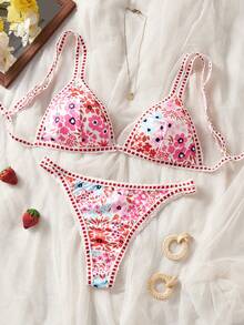 Gemustertes Stoffknopf-Strandkleid, sexy, geeignet für Strand, Dates, Partys und Festivals