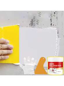 Home Decor Wall Repair Paste Kit - No Experience Needed, Easy To Apply And Sand For Smooth Wall Restoration, Waterproof And Anti-Crack, Convenient Installation - Multicolor - View 7