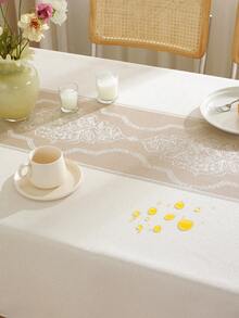 1 pieza Mantel de mesa a rayas minimalista, mantel rectangular impermeable para cocina, boda, mesa de café, adecuado para eventos de verano y otoño, disponible en múltiples tamaños