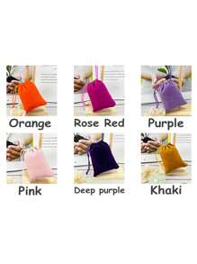 Personalized Custom Velvet Bundle Pocket, Customized Text Jewelry Cosmetic Storage Bag, Drawstring Gift Packaging Bag Velvet Bag, Personalized Name Drawstring Bag, Named Velvet Bag, Customized Drawstring Bag, Coin Bag, Personalized Jewelry Bag, Crystal Bag