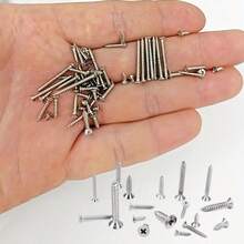 1000pcs/ Box M2 Screws Sets Stainless Steel Self Tapping Screw Assortment Kit Wood Nail - Silver - View 6