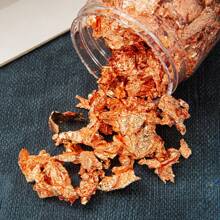 3D Ultra-Thin Nail Art Gold Foil Sticker Set, Asymmetrical Gold & Silver Aluminum Foil Fragments | Face & Eye Makeup Glitter Decorative Stickers, Nail Art Decorations, Creative Imitation Makeup Gold Silver Glitter Foil Stickers, Rhinestone Face Makeup, Stage & Bridal Decorative Stickers Nail Supplies Nails Nail Charms Nail Gems - Rose Gold - View 8