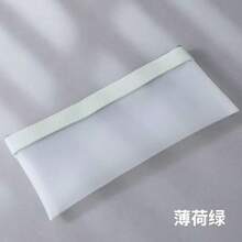 1pc Translucent Matte Pencil Case, Minimalist Zipper Stationery Pouch, Stationery Storage Bag,For School Supplies,Back To School - Multicolor - View 15