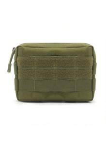 Bolsa Molle Tatical de caza EDC para exteriores, riñonera para teléfonoóvil, bolsa de aseo portátil de nailon para hombre, bolso de mano para exteriores OBZU - CP negro - Ver 6