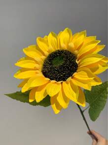 3 Packungen Künstliche Sonnenblumen im Glamour-Stil mit abnehmbaren Köpfen - Vollblühende Seidensonnenblumen mit langen Stielen für Heim- und Hochzeitsdekoration