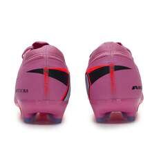 Nike ZM VAPOR 16 PRO AG-PRO Football Shoes, AG Studs, Air Zoom Cushioning, Traction For Men, On-Field Training, FQ8684-600 - Mysterious Flamingo Red/Black/Bright Orange Red - View 4