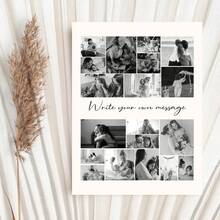 Tranh ghép ảnh gia đình cá nhân hóa, quà tặng tùy chỉnh dành cho mẹ, bố từ con gái hoặc con trai, ý tưởng quà tặng kỷ niệm độc đáo, quà tặng cho người thân yêu. - Nhiều màu - Xem 14