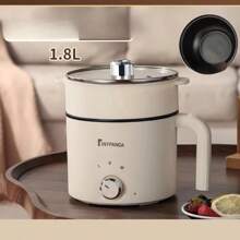 RAF 1-2 Person Multifunctional Electric Rice Cooker & Hot Pot, 1.8L Capacity, Non-Stick Coating, Dual Temperature Control, Ergonomic Handle, Suitable For Dorm And Office Cooking