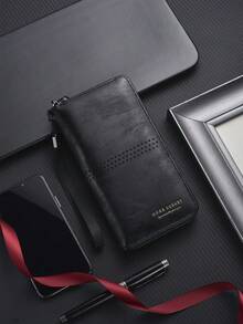 Men's Wallet, Fashionable Large Capacity Multi-Card Slot Casual Phone Pouch Coin Purse Handbag - Multicolor - View 9