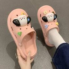 Women Clogs - 656-perro sudoroso amarillo - Ver 10